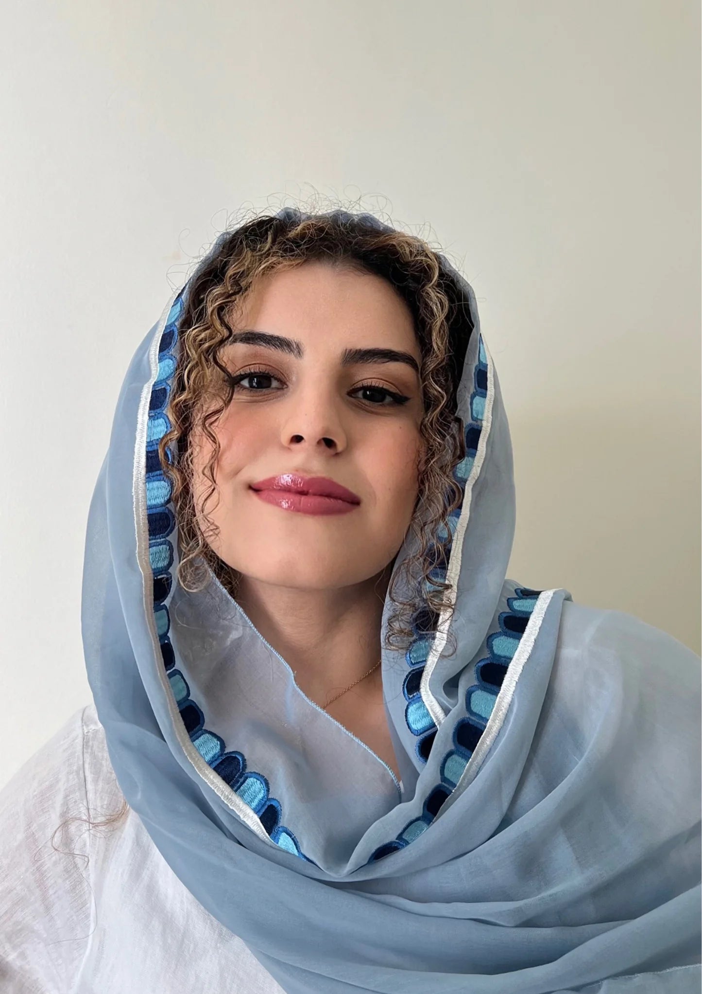 Obsessed With Her - Embroidered Scarf