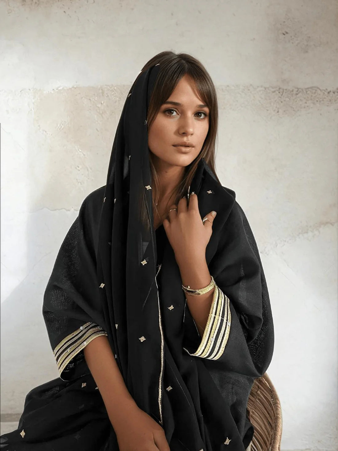 The Gypsy Scarf - Embroidered Stars | Shop Online | Free Shipping in ...